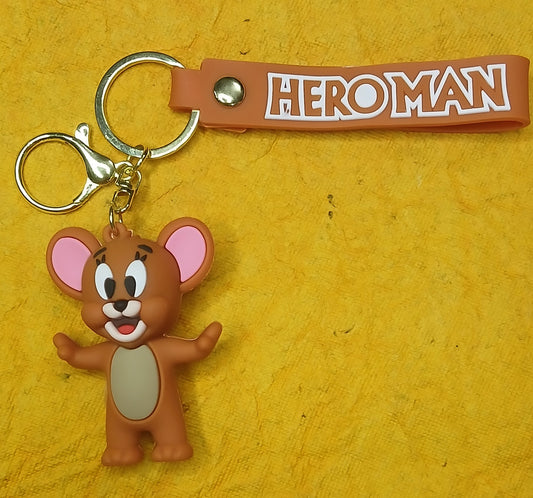 Jerry PVC Silicon Keychain with Hook