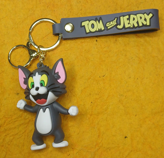 Tom the Cat PVC Silicon Keychain with Hook