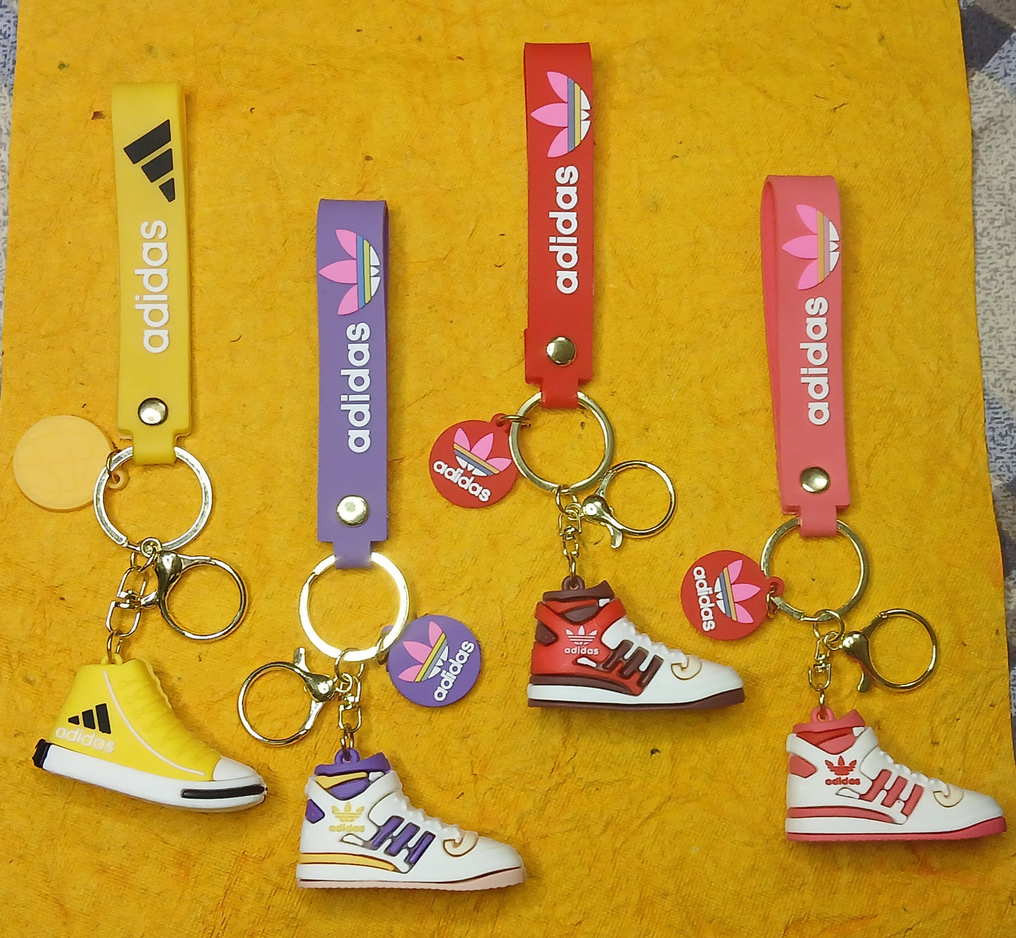 Step Up Your Style with the Adidas Shoes PVC Silicon Keychain! (Any One)