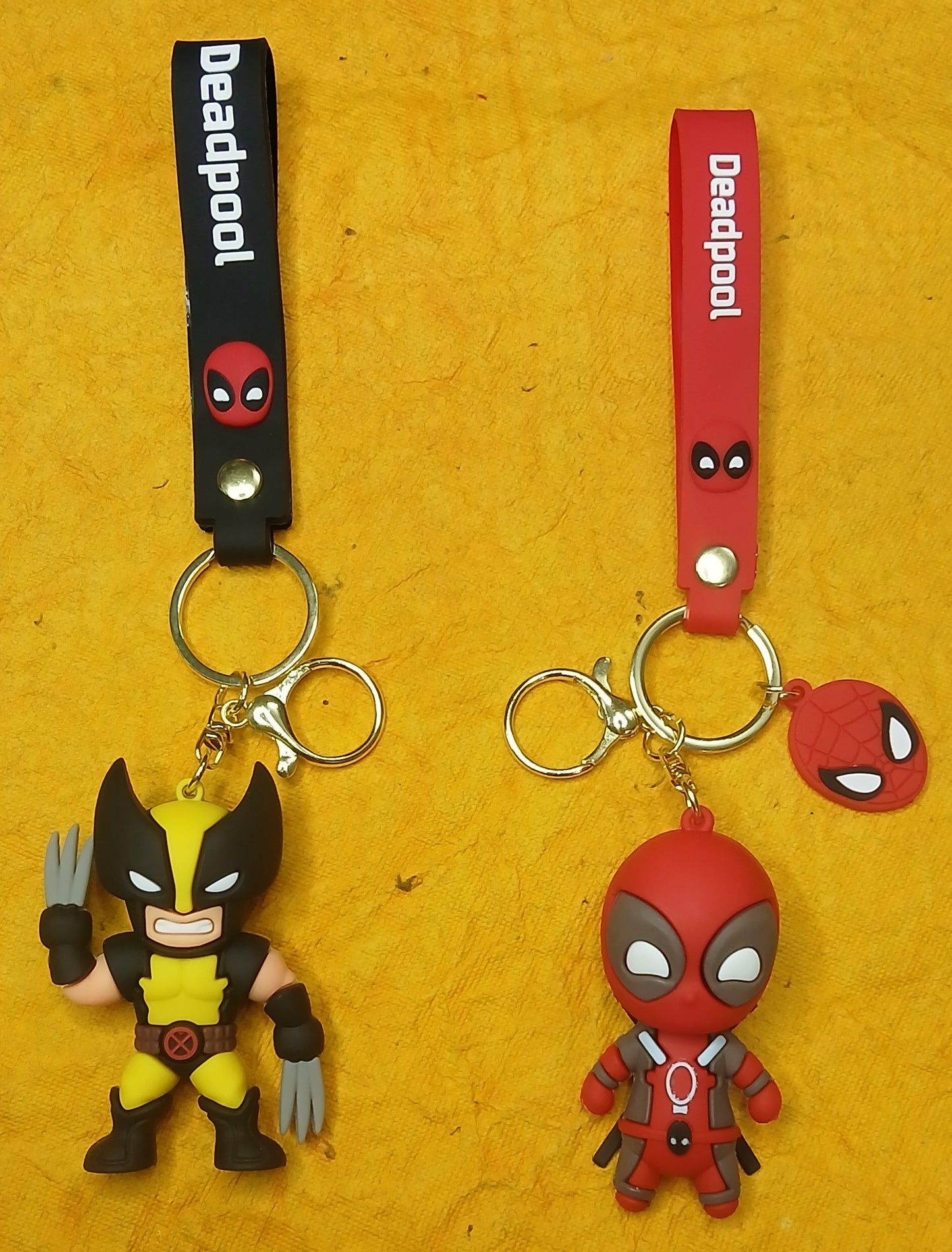 Unleash the Chaos with the Deadpool & Wolverine PVC Silicon Keychain! (Any One)