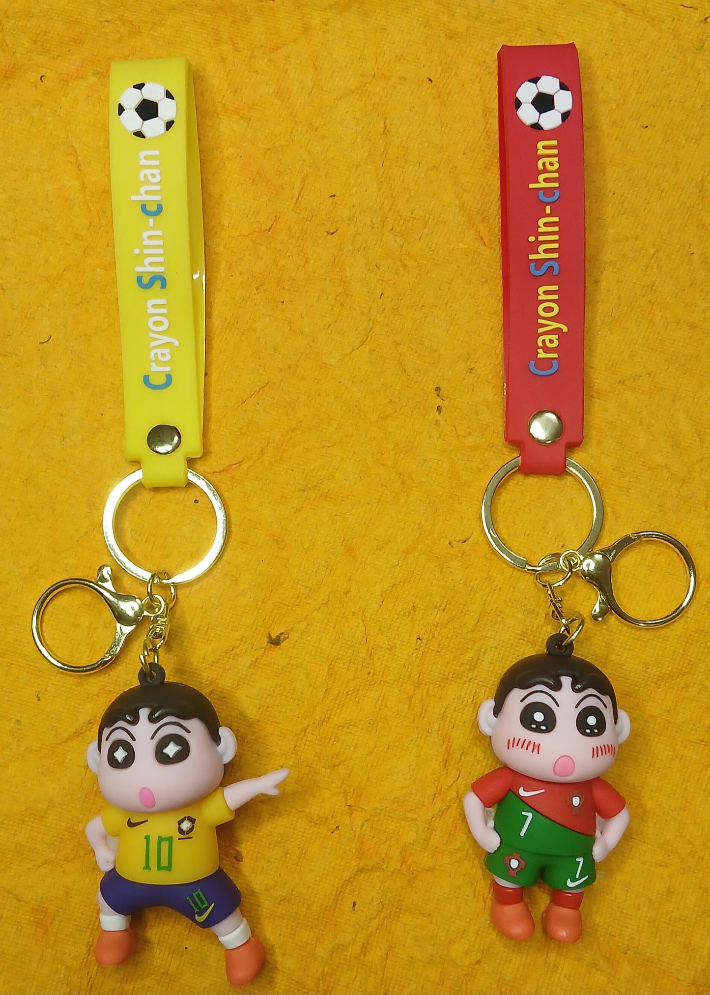 ShinChan PVC Silicon Keychain with Hook (Any One)