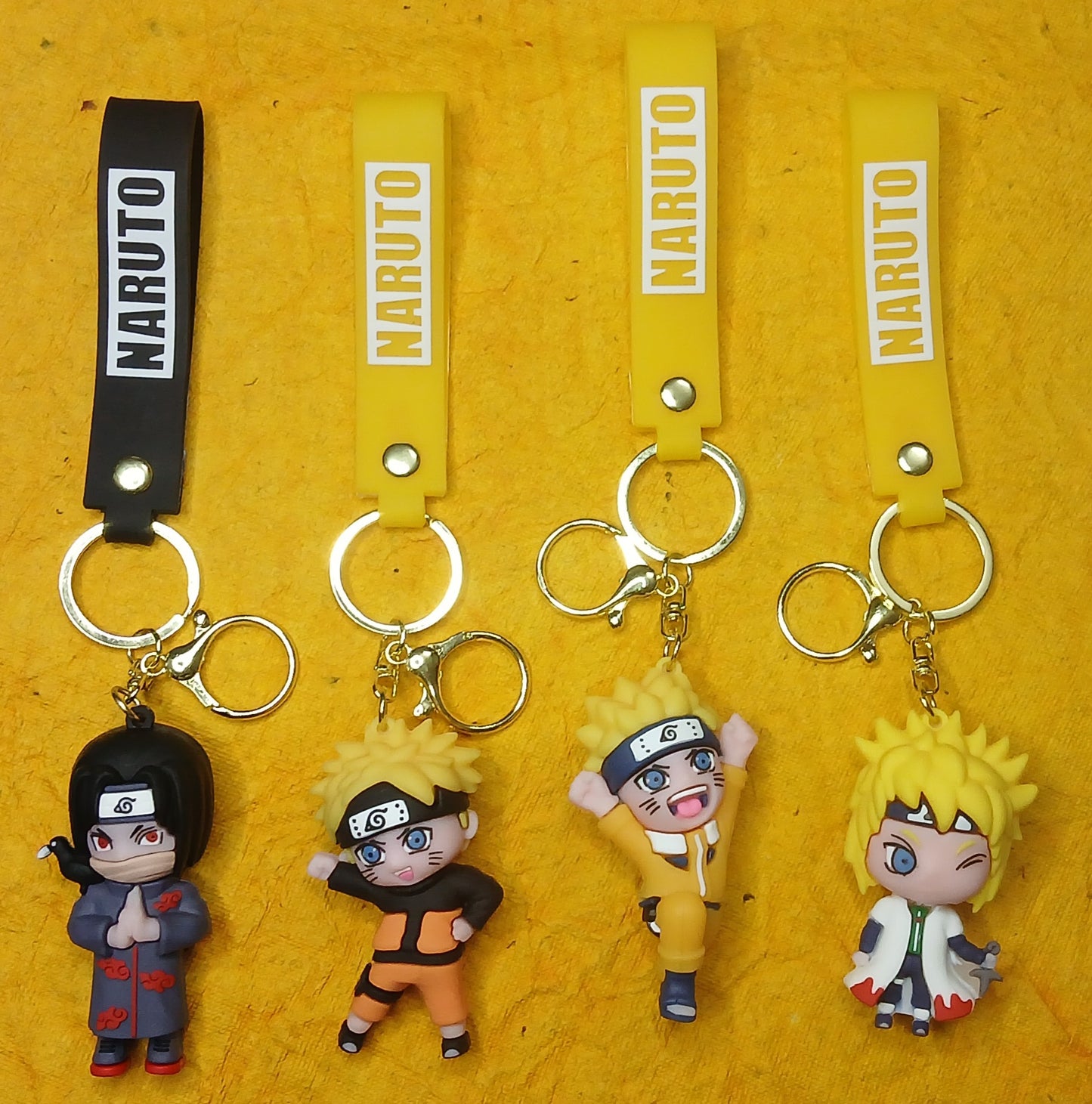 Embrace the Ninja Way with the Naruto Characters PVC Silicon Keychain! (Any One)