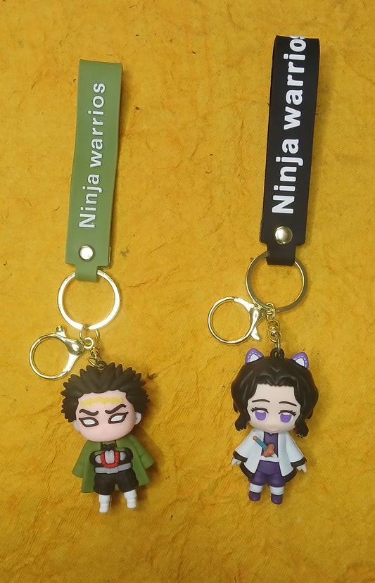 Unleash the Shadows with the Ninja Warriors PVC Keychain!