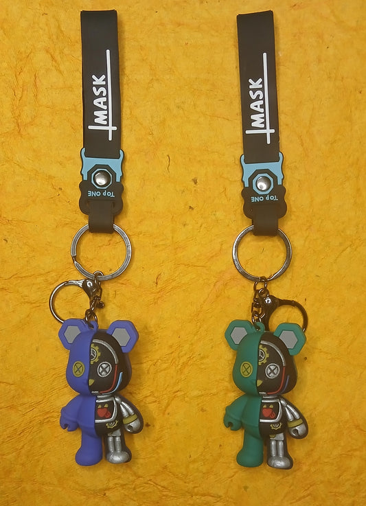 Unleash the Cuddles with Popy Bear PVC Plush Keychain!