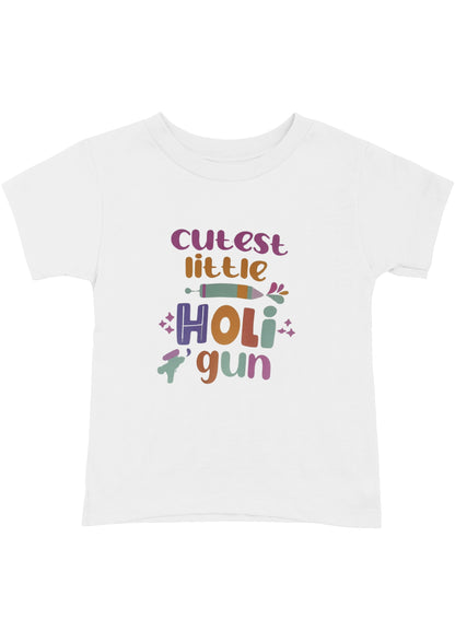 Celebrate Holi with Bold & White Happy Holi T-Shirts!