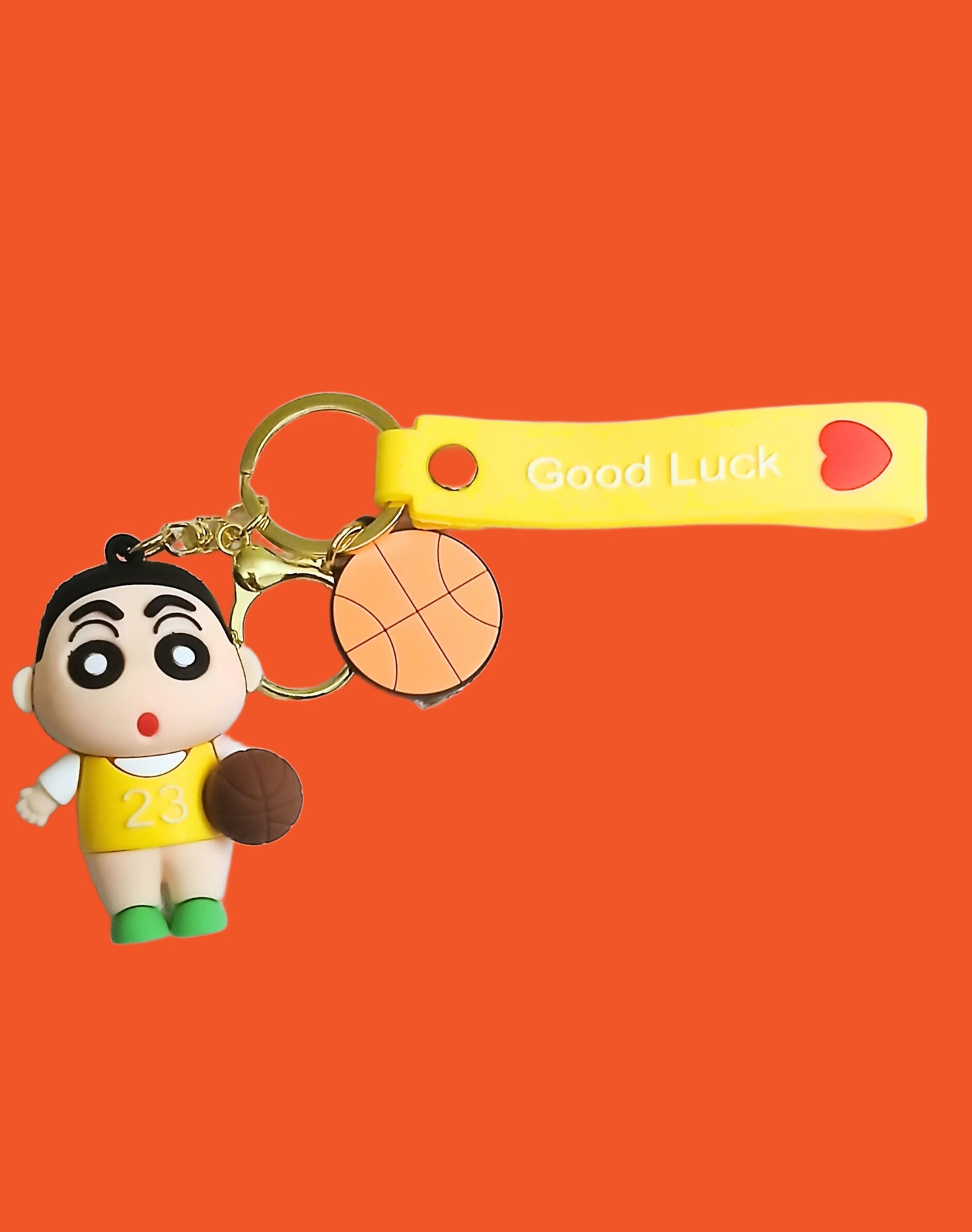 ShinChan PVC Silicon Keychain with Hook (Any One)