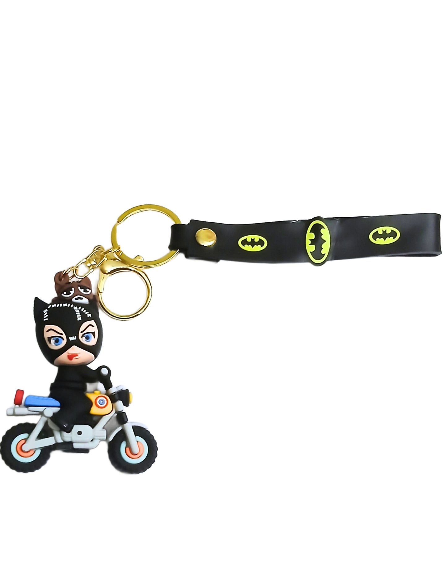 Batwomen PVC Silicon Keychain with Hook