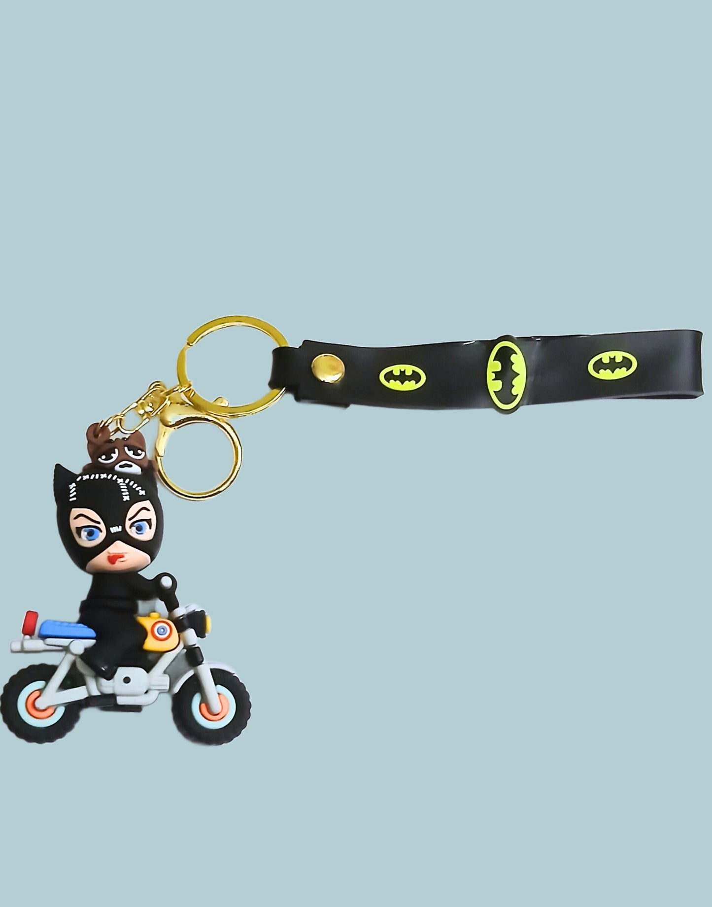 Batwomen PVC Silicon Keychain with Hook