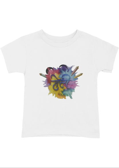 Celebrate Holi in Style with Bold Hindi Quotes White T-Shirt!