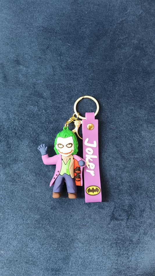 Unleash a Dose of Chaotic Charm with The Joker DC Comics PVC Keychain!