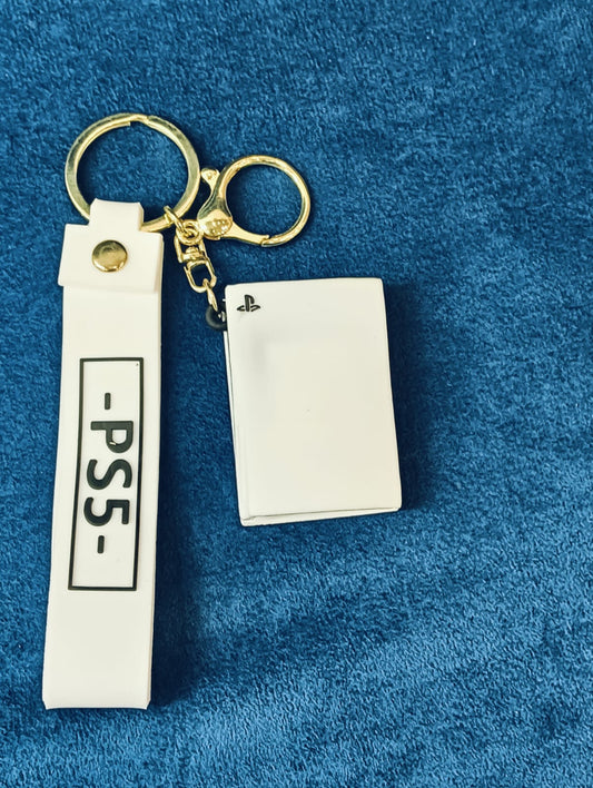 Unleash Console Cool with the PS5 Gaming Console PVC Keychain!