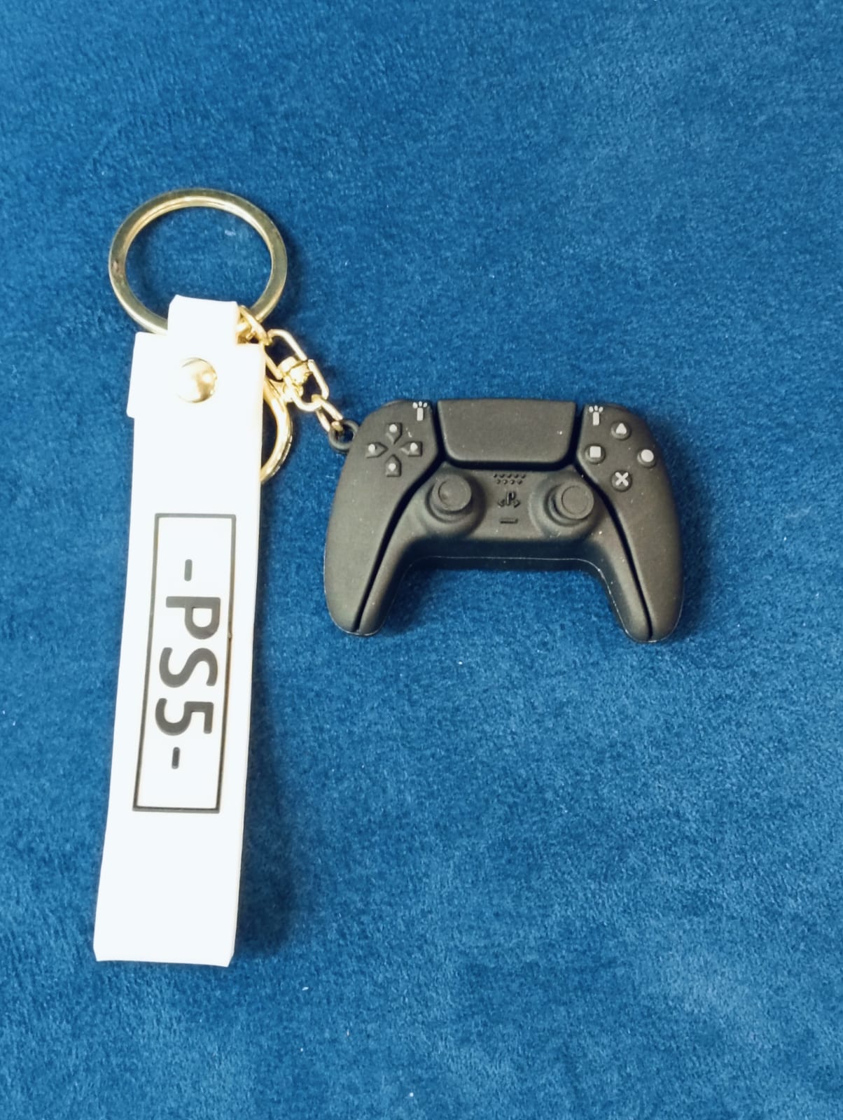 Unlock Controller Charm with the PS5 DualSense Controller PVC Keychain!