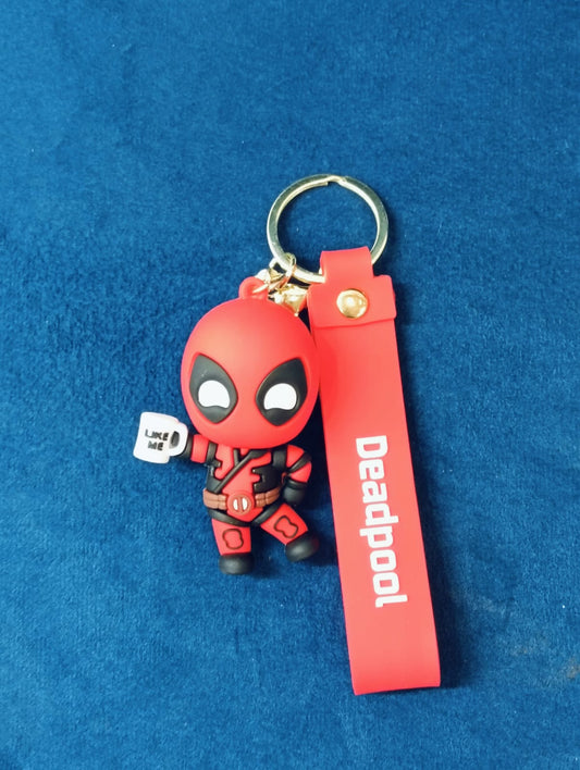 Unleash the Chaos with the Deadpool PVC Silicon Keychain