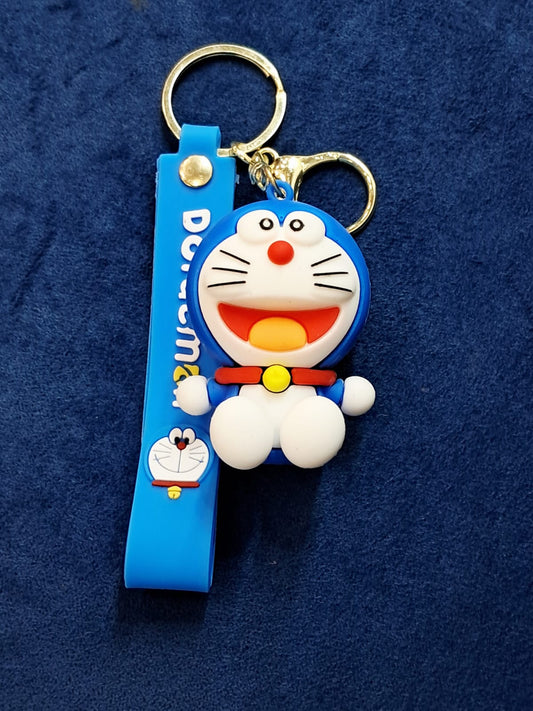 Celebrate Friendship and Adventure with the Blue Doraemon PVC Silicon Keychain!