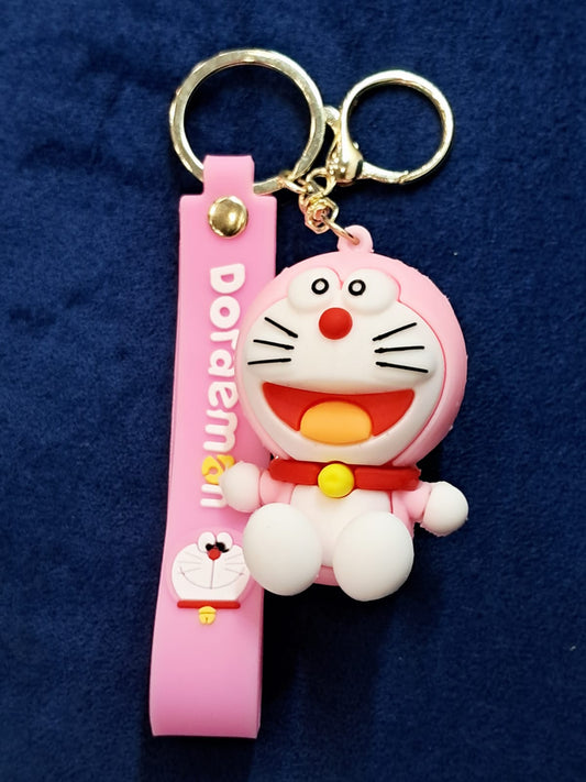 Celebrate Friendship and Adventure with the Pink Doraemi PVC Silicon Keychain!