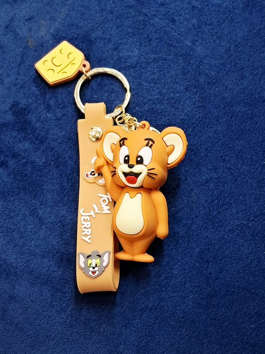 Jerry PVC Silicon Keychain with Hook